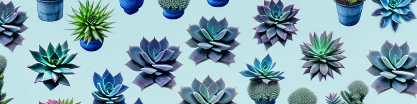 Identifying Different Types of Blue Succulents